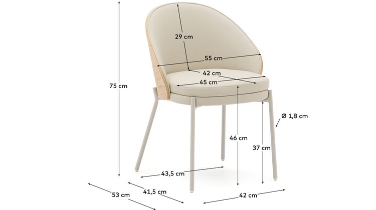 Kave Home Neom 1-Zits Elementenbank
