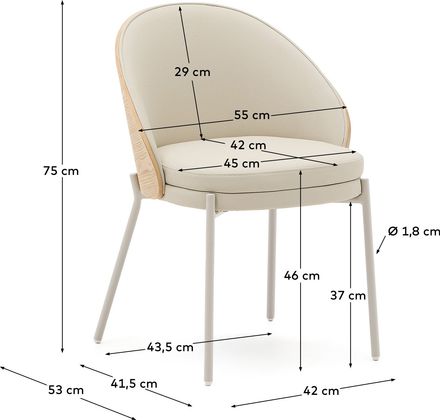 Kave Home Neom 1-Zits Elementenbank