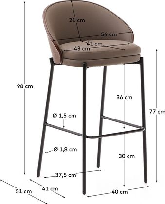Kave Home Neom Hocker