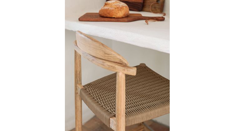 Kave Home Nina Lage Tuin Barkruk