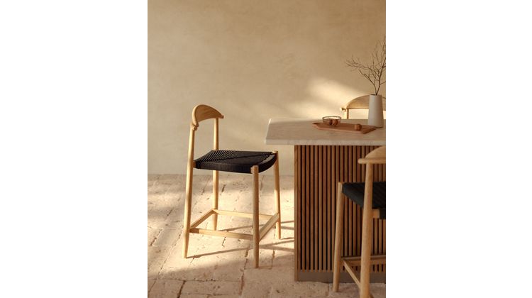 Kave Home Nina Lage Tuin Barkruk