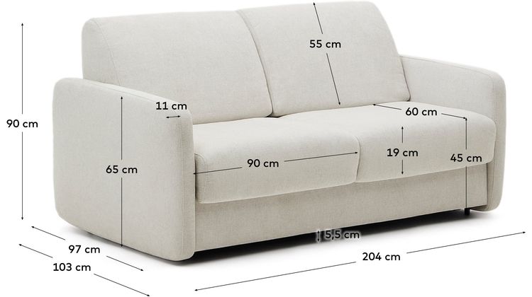 Kave Home Nuala Slaapbank