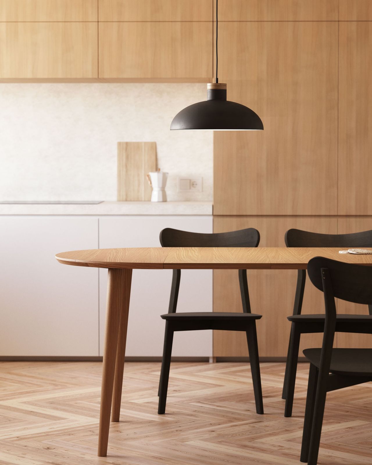 Kave Home Oakland Uitschuifbare Eettafel