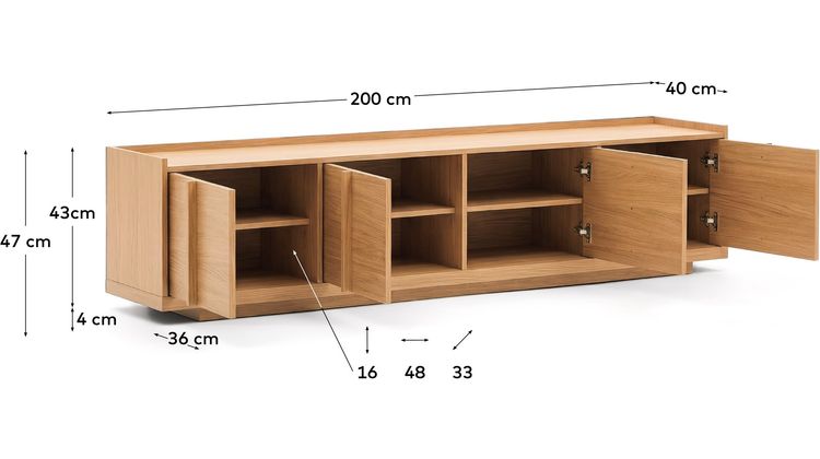 Kave Home Onix Tv-meubel