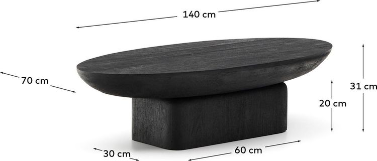 Kave Home Ovak Salontafel