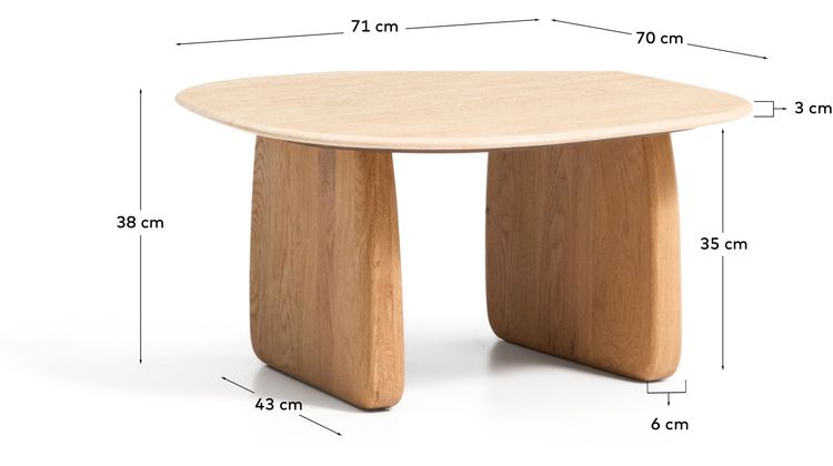 Kave Home Pirita Bijzettafel