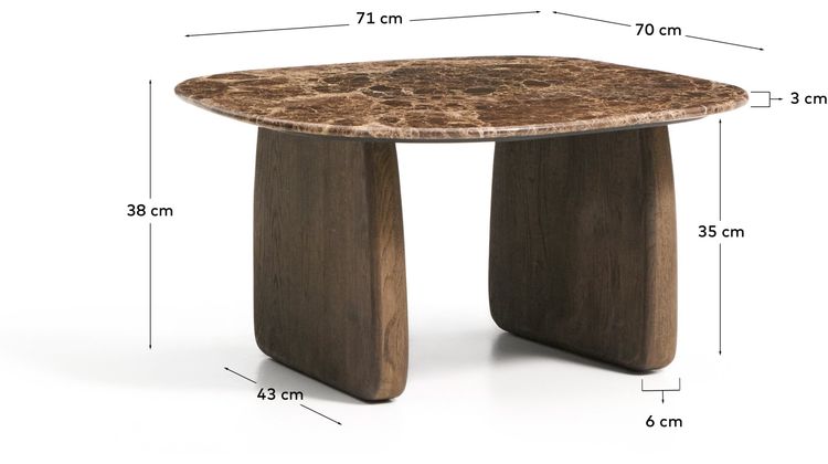 Kave Home Pirita Bijzettafel