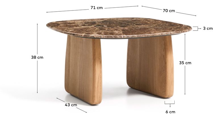 Kave Home Pirita Bijzettafel
