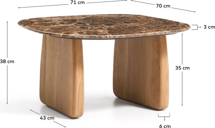 Kave Home Pirita Bijzettafel