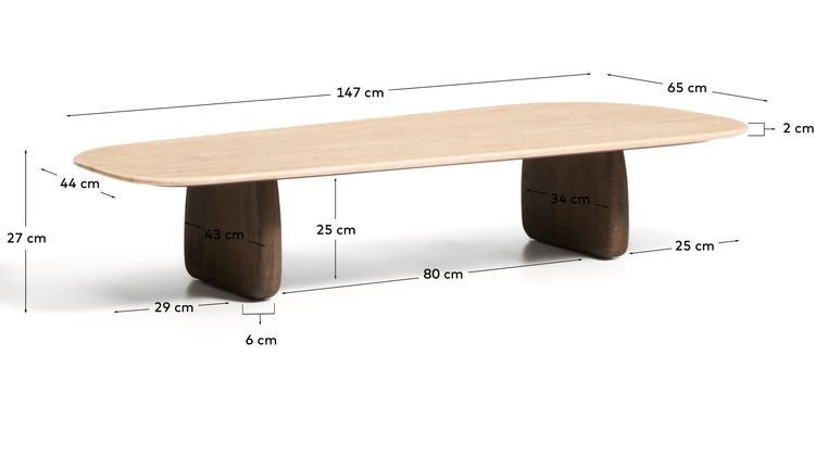 Kave Home Pirita Salontafel