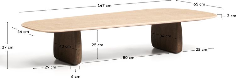 Kave Home Pirita Salontafel