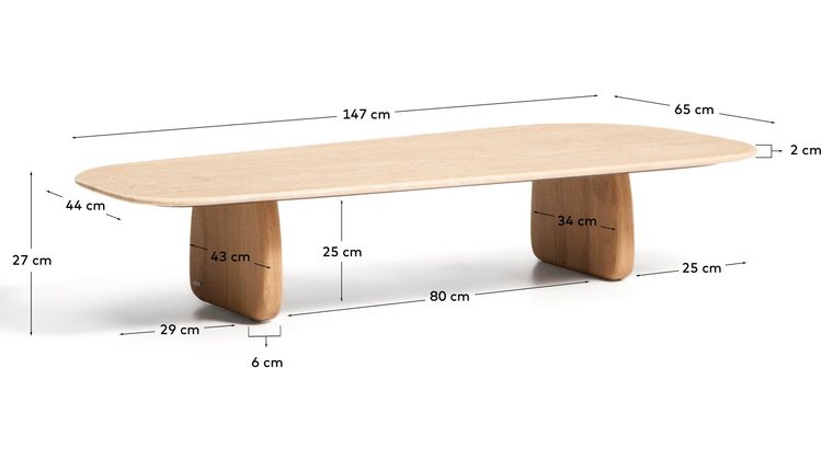 Kave Home Pirita Salontafel