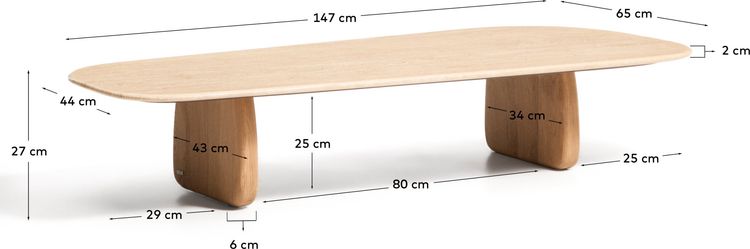 Kave Home Pirita Salontafel