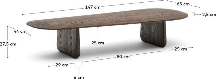 Kave Home Pirita Salontafel