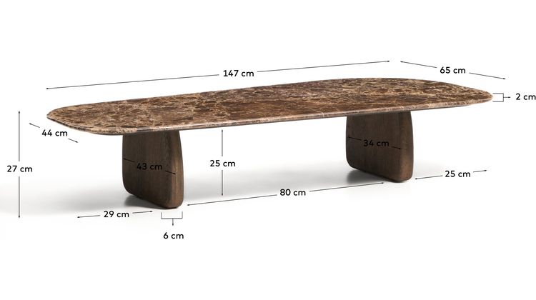 Kave Home Pirita Salontafel