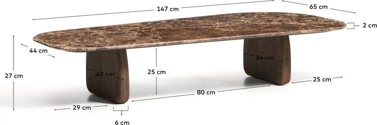 Kave Home Pirita Salontafel