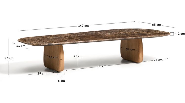 Kave Home Pirita Salontafel