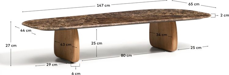 Kave Home Pirita Salontafel