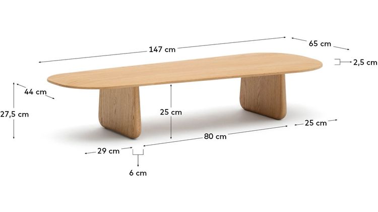 Kave Home Pirita Salontafel