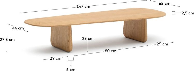 Kave Home Pirita Salontafel