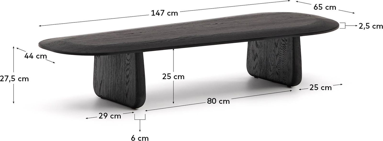 Kave Home Pirita Salontafel