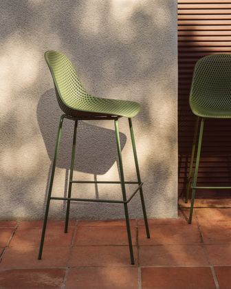 Kave Home Quinby Hoge Tuin Barkruk