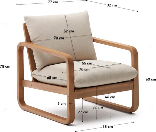 Kave Home Sacaleta Outdoor Fauteuil