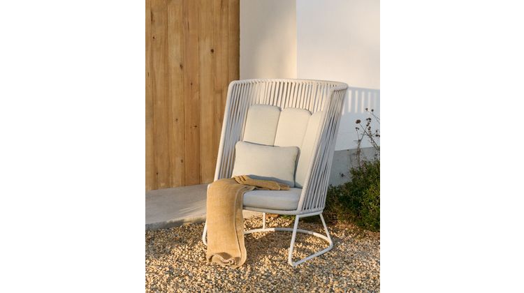 Kave Home Saconca Hoge Outdoor Fauteuil