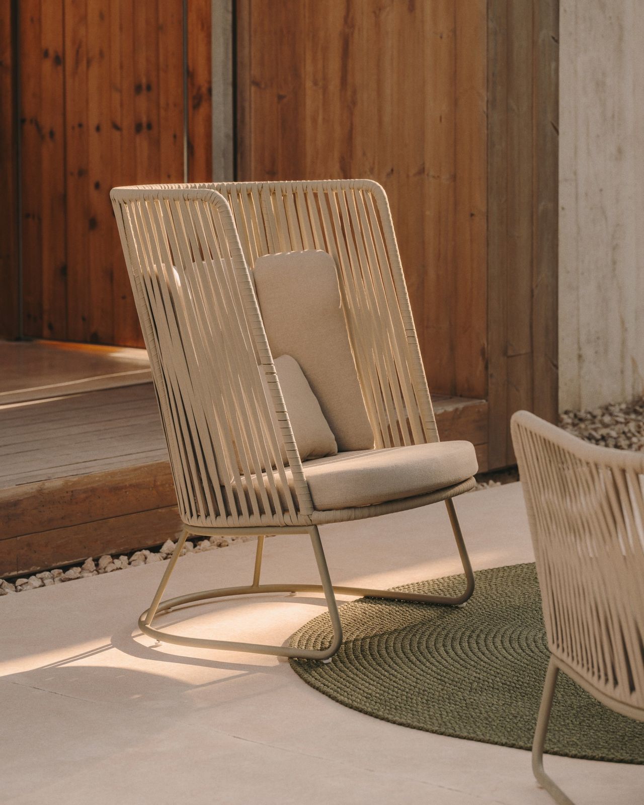 Kave Home Saconca Hoge Outdoor Fauteuil