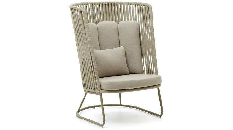 Kave Home Saconca Hoge Outdoor Fauteuil