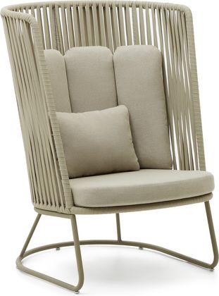 Kave Home Saconca Hoge Outdoor Fauteuil