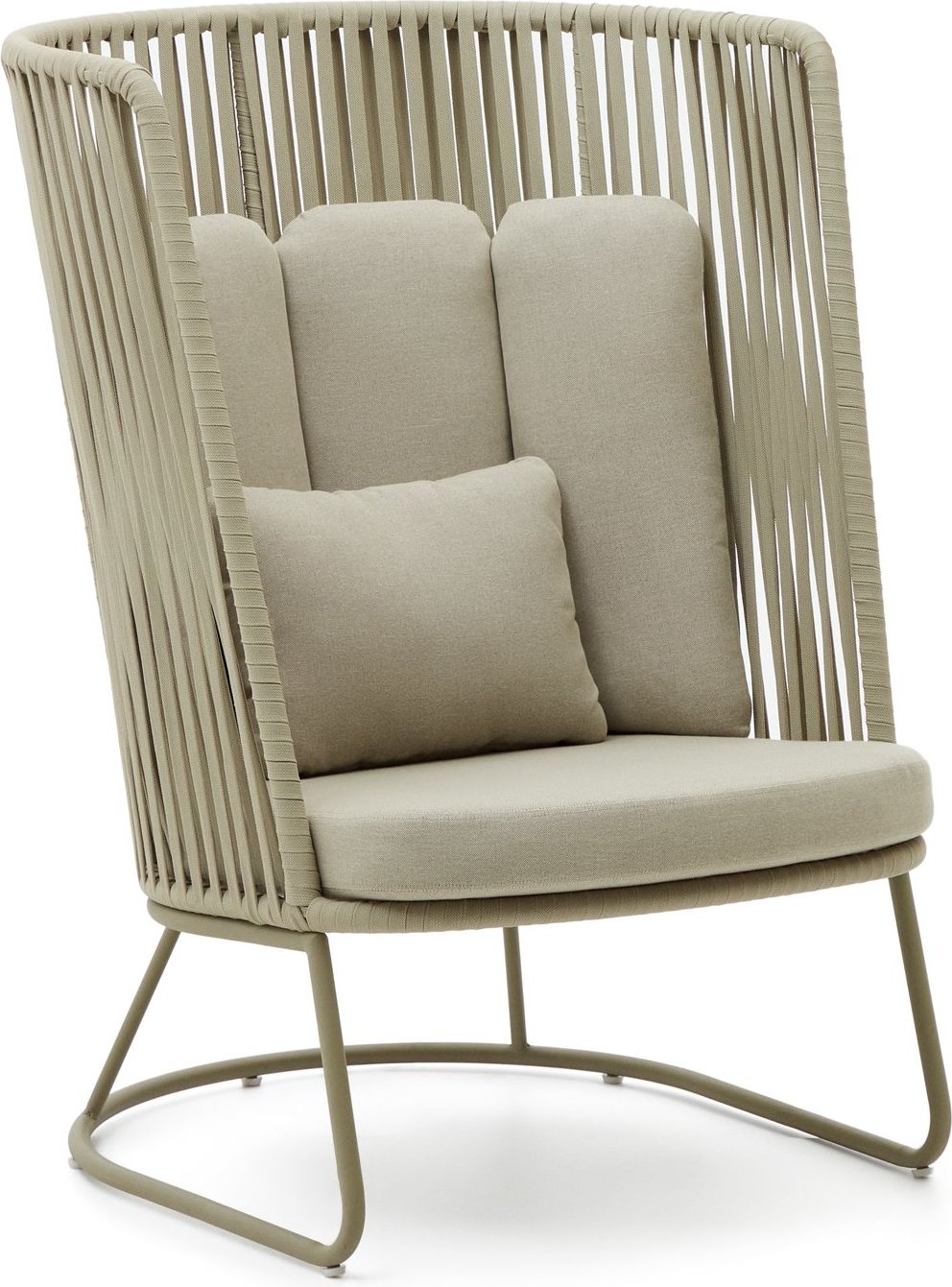 Kave Home Saconca Hoge Outdoor Fauteuil
