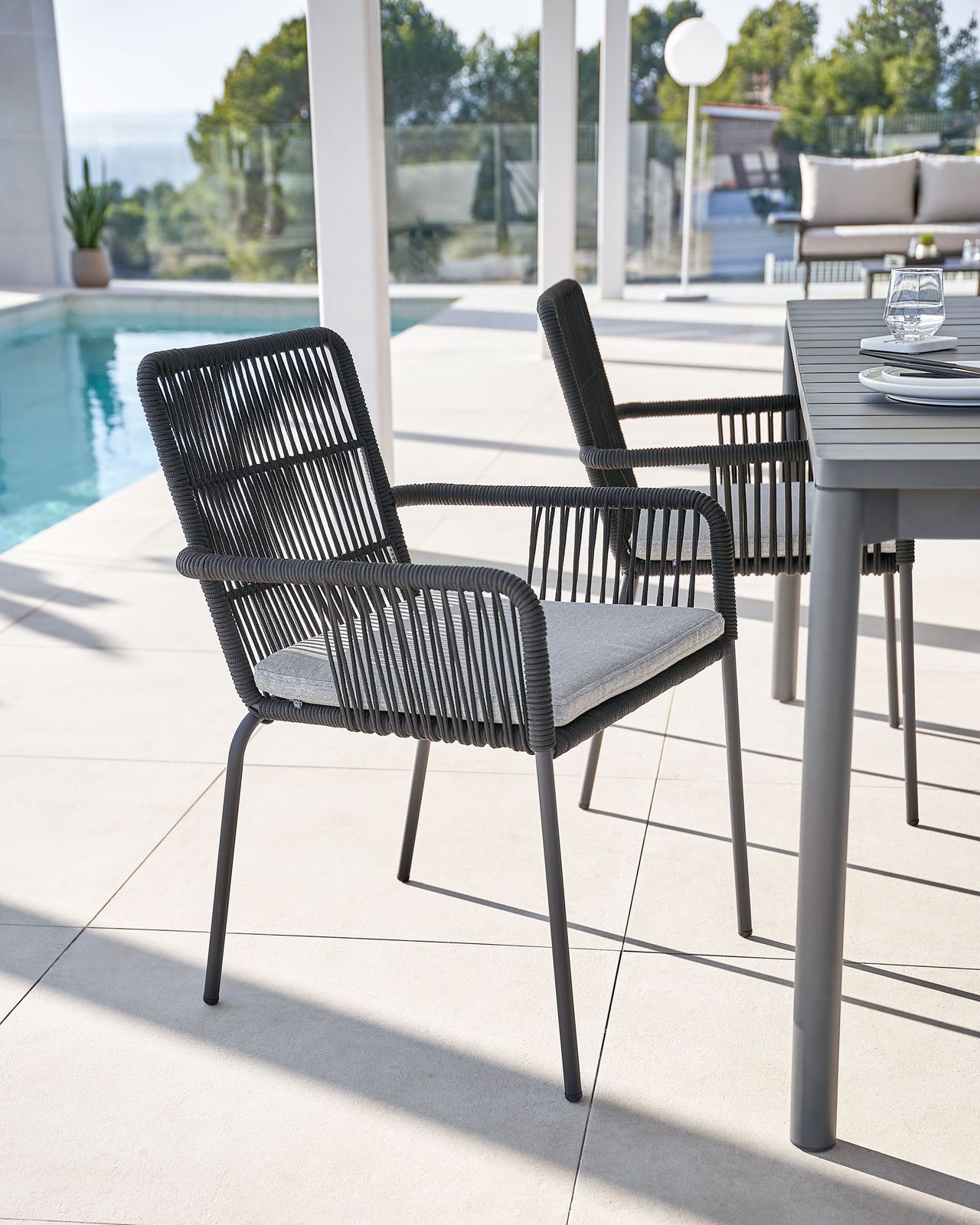 Kave Home Samt Tuinstoel