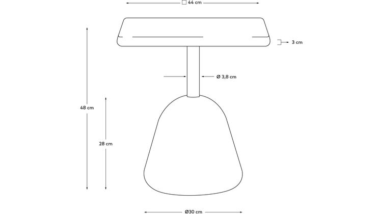Kave Home Saura Salontafel