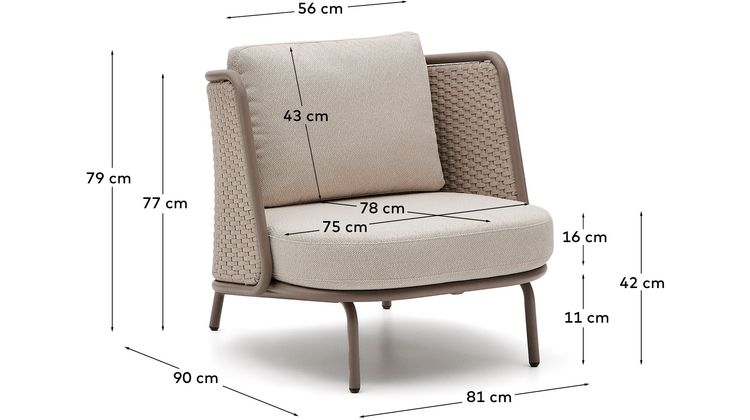 Kave Home Sedalis Outdoor Fauteuil