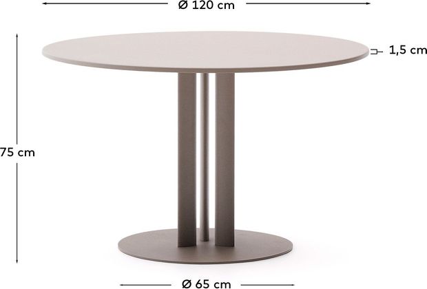 Kave Home Sedalis Ronde Tuintafel