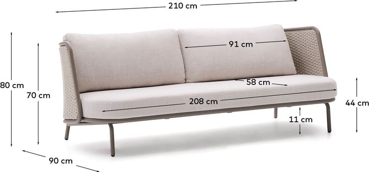 Kave Home Sedalis Tuinbank