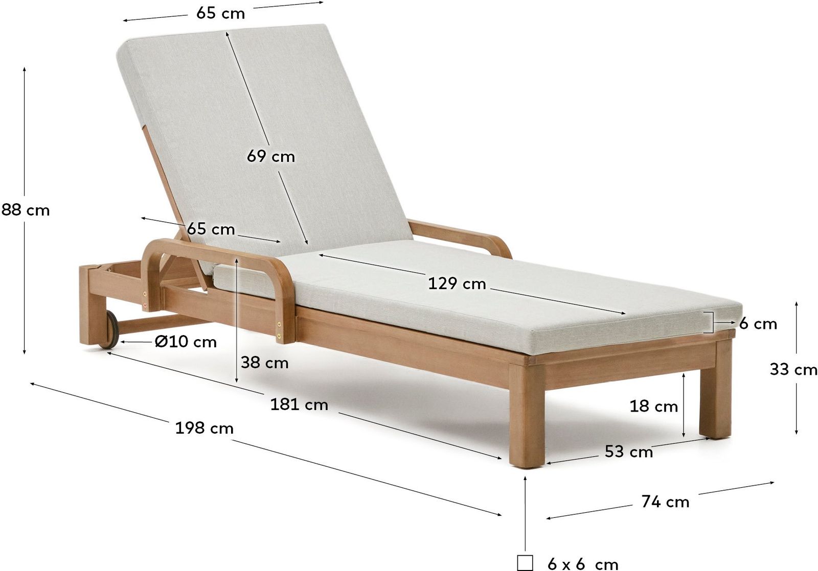 Kave Home Sonsaura Outdoor Ligstoel
