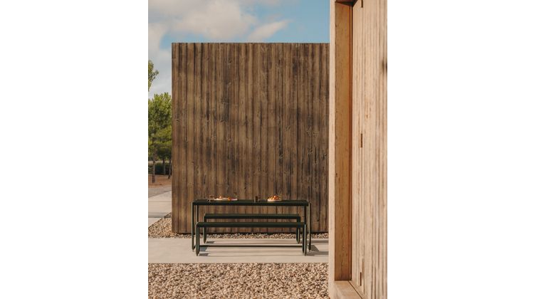 Kave Home Sotil Outdoor Tuintafel + Bankje