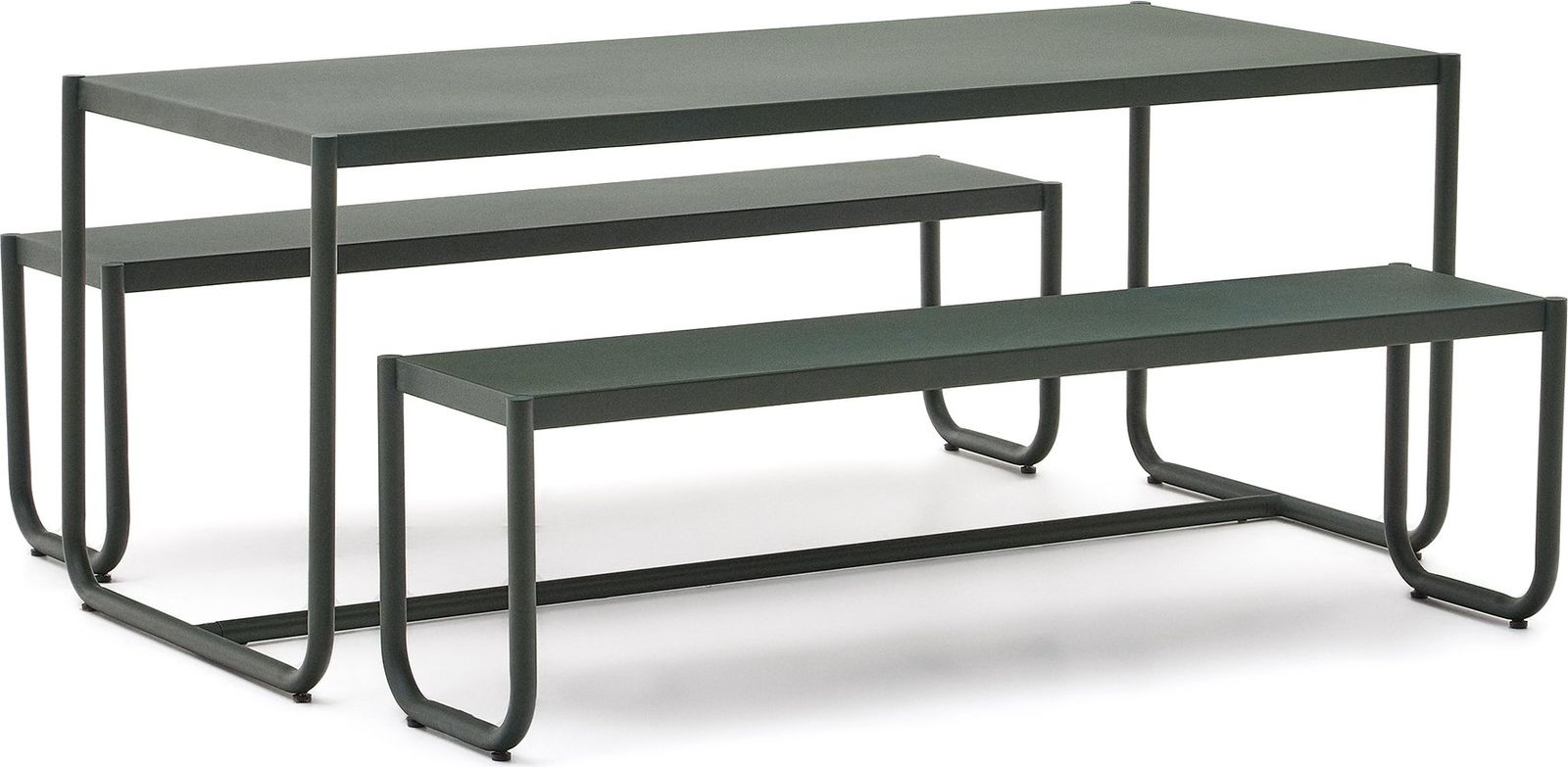 Kave Home Sotil Outdoor Tuintafel + Bankje
