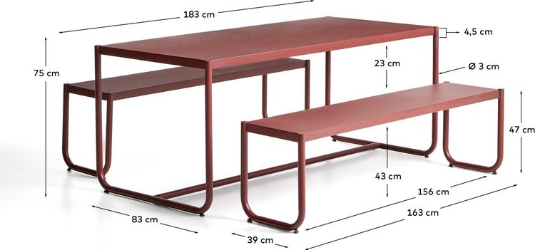 Kave Home Sotil Picknickset