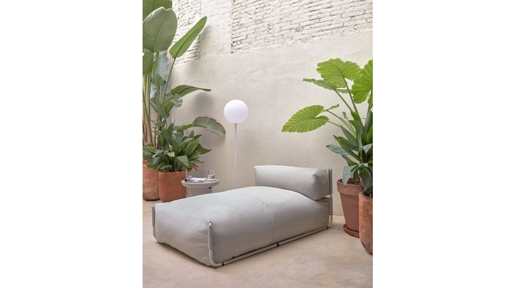 Kave Home Square Outdoor Chaise Longue