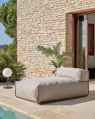 Kave Home Square Outdoor Chaise Longue