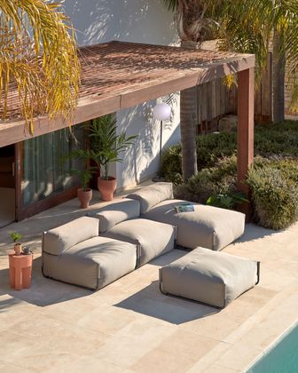 Kave Home Square Outdoor Lounge Fauteuil