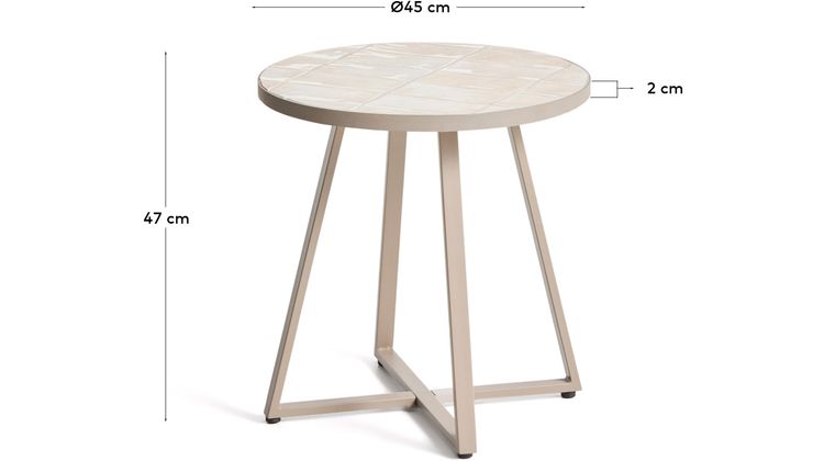 Kave Home Tella Bijzettafel