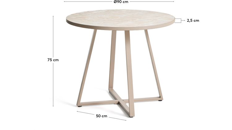 Kave Home Tella Outdoor Bistrotafel