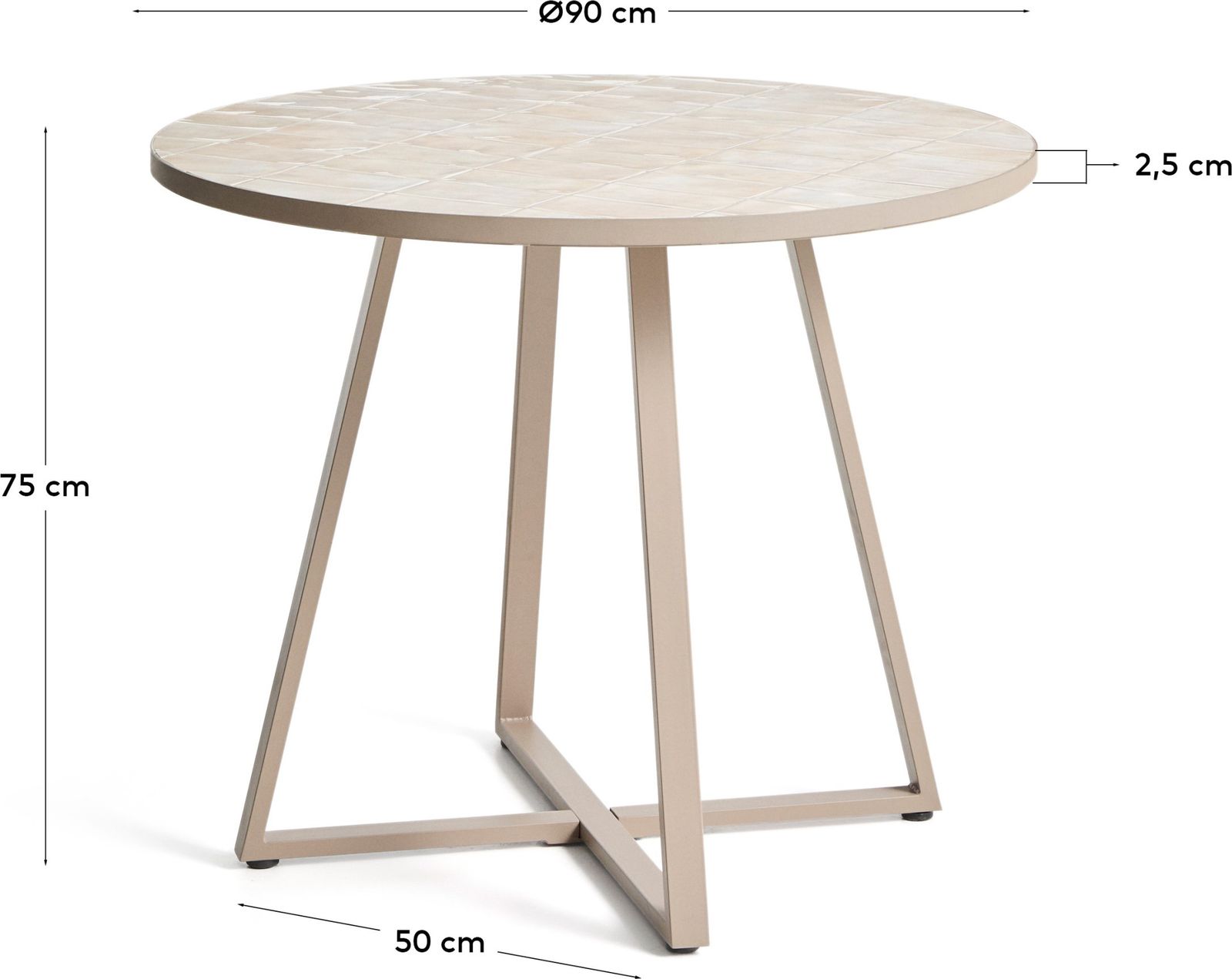 Kave Home Tella Outdoor Bistrotafel