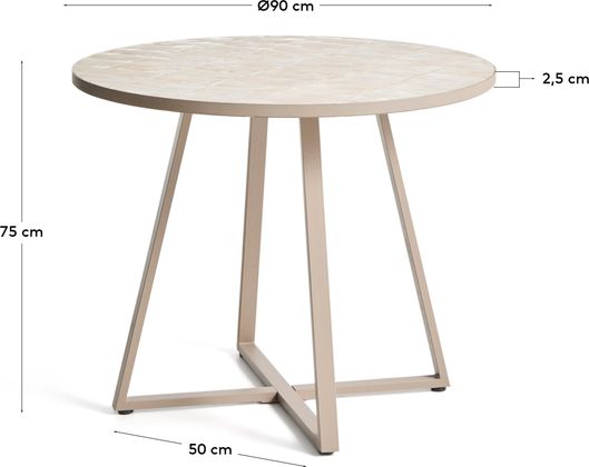 Kave Home Tella Outdoor Bistrotafel