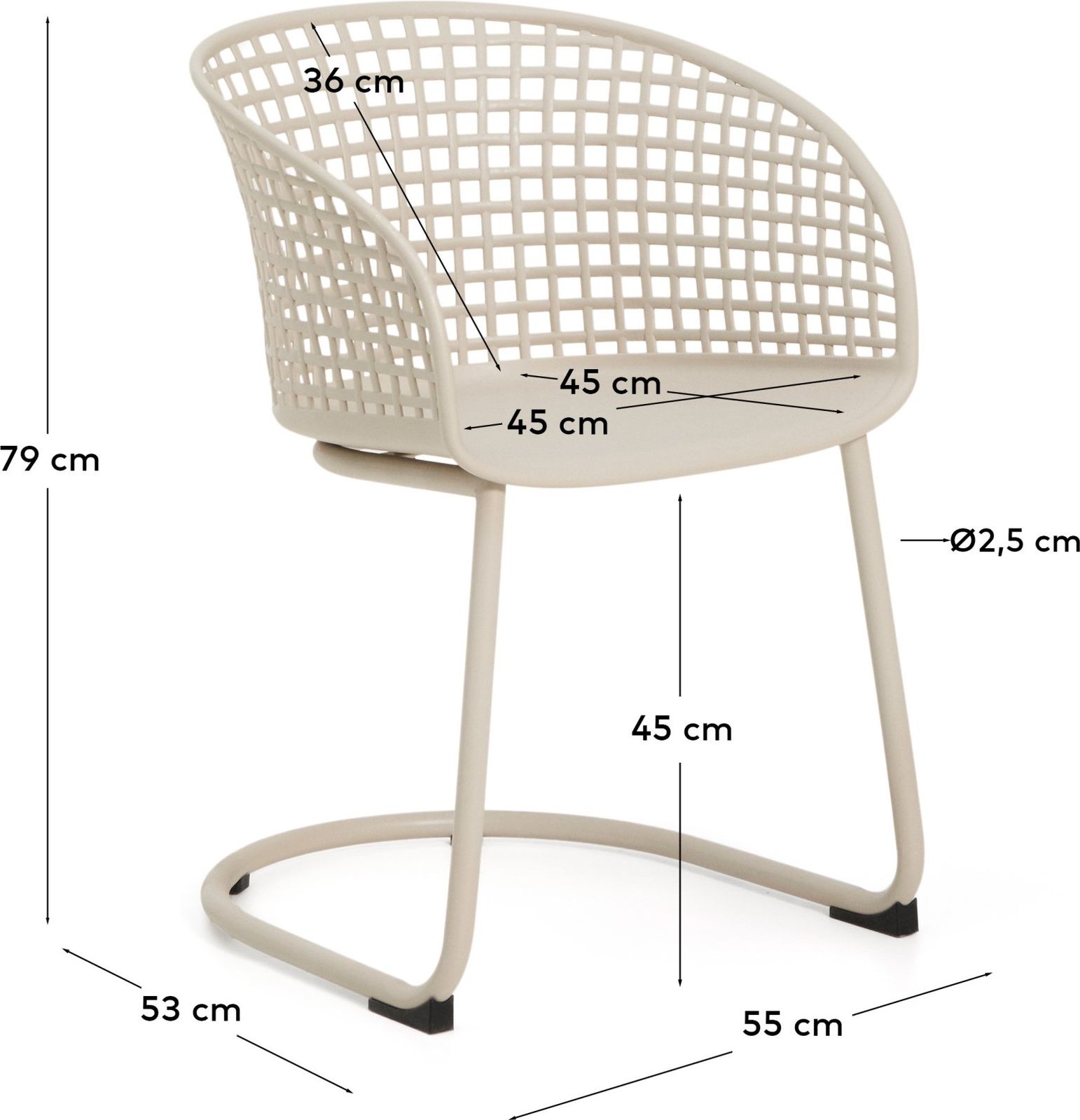 Kave Home Tenaro Tuinstoel