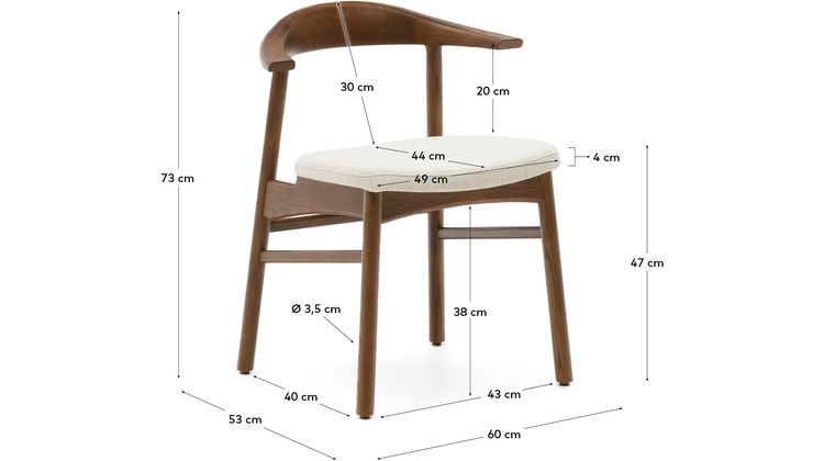 Kave Home Timons Eetkamerstoel